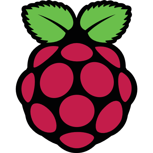 The Rasberry Pi logo.